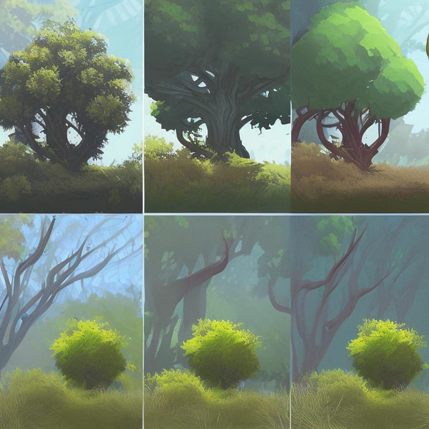 Trees and shrubs. Examples that go well together. Ideal soil types