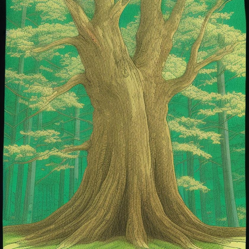 The most characteric trees in North America are Dogwood, pine, oak, maple and redwood