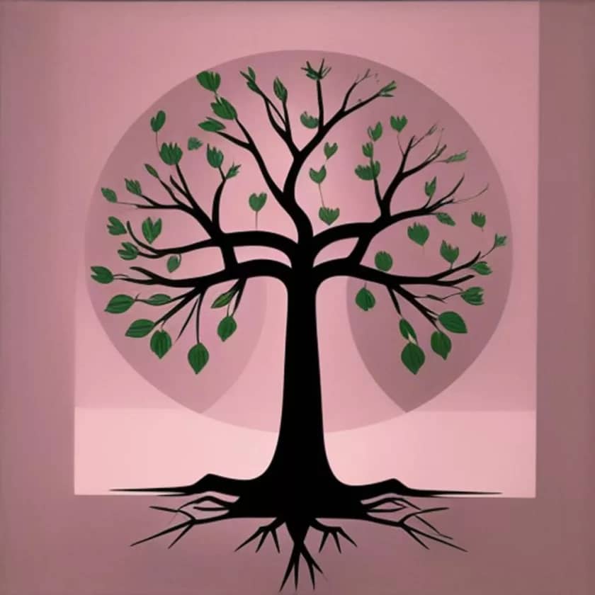 The sacred fig tree known as the "Ashvattha" or "Peepal"  in the Bhagavad Gita