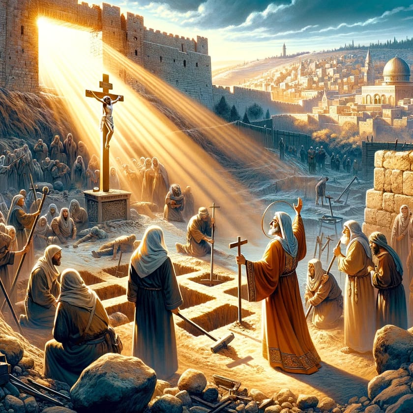 The wood of the cross of Jesus