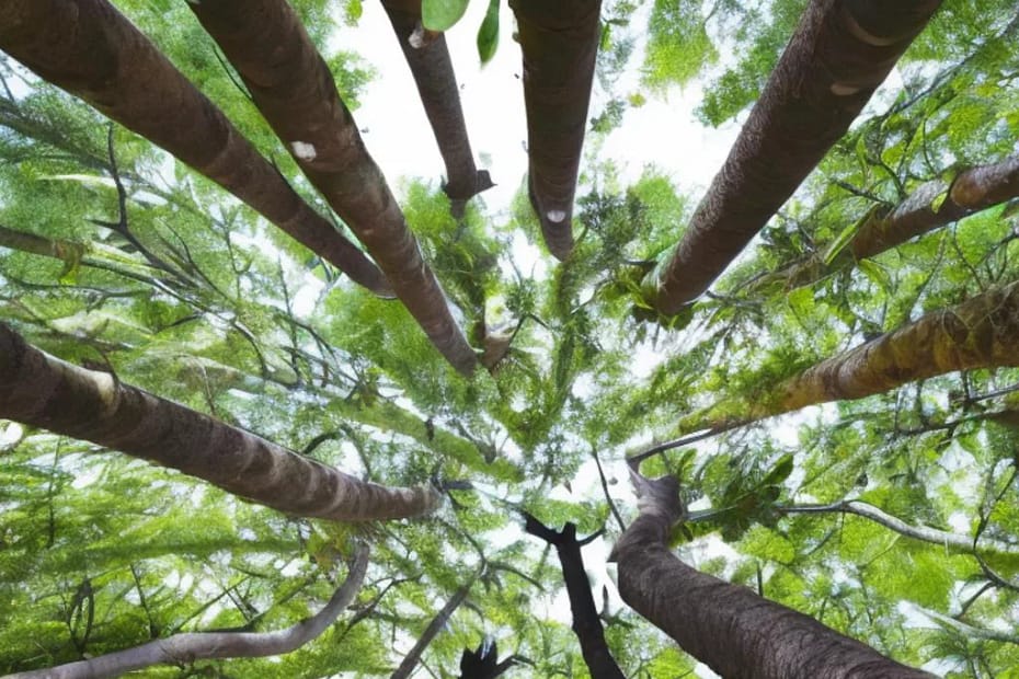 Trees and biodiversity. Habitat and food, microclimates, ecosystems, carbon sequestration, water filtration, soil stabilization.