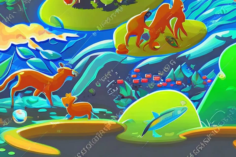 Ecosystem Players and Nature: Importance of consumers. Energy, Nutrient cycling, Predator-prey relationships, Seed dispersal, Pollination, Ecosystem health