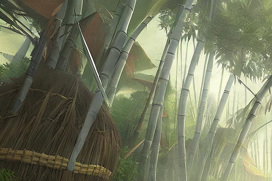 Do not fight the bamboo, it fights back