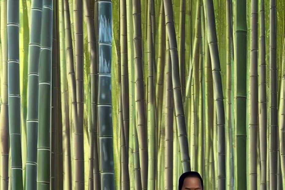 A meditation on the bamboo reflecting his properties and use