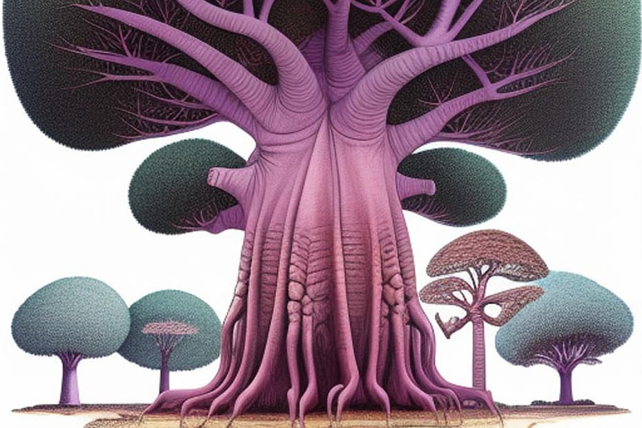 The most characteric trees in Madagascar  are baobab, ravenala, octopus, tambalocoque, mukulungu