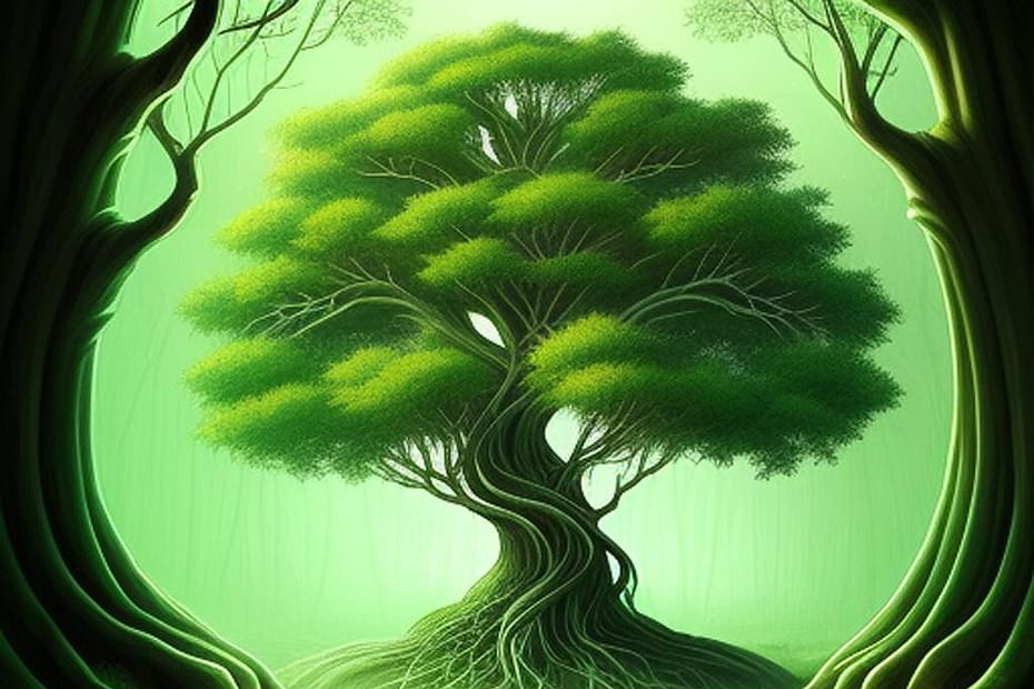 Sacred trees in ancient scriptures
