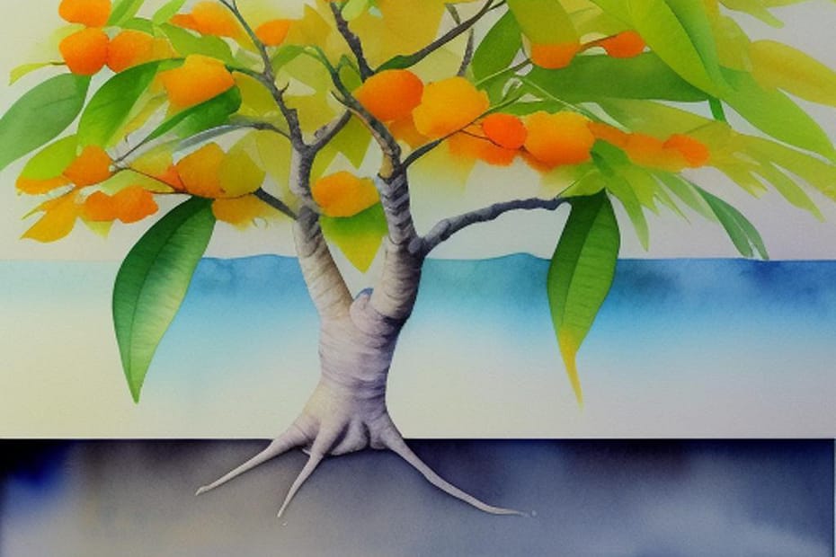 A poem for the mango tree in the style of Rumi