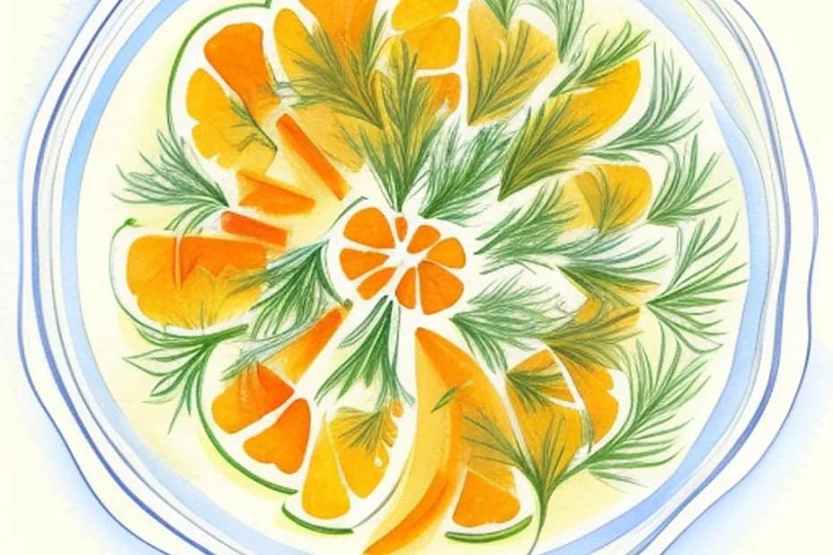 Recipes for the appetizers of the "Fennel Feast" Menu. Fennel and Citrus Salad, Fennel and Roasted Garlic Hummus