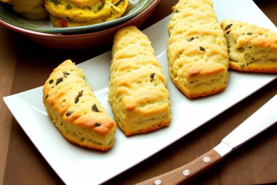 Recipes for the two breads from "Fennel's Feast: A Digestive Symphony." Fennel Seed Breadsticks, Fennel and Cheddar Scones