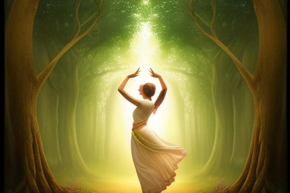 Whispers of the Sacred Trees: A Dance on the Path of Divinity