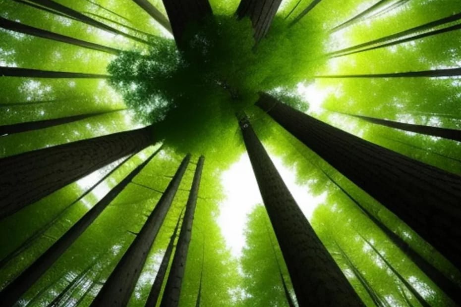 What does a wood-wide web look like