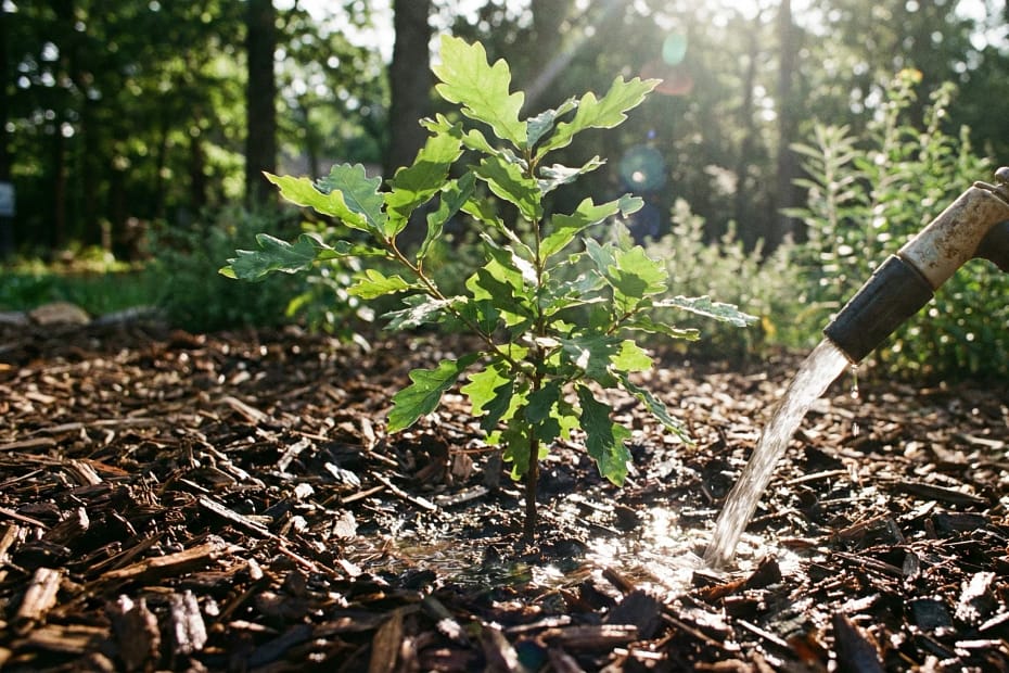 How To Water Young Trees For Optimal Growth