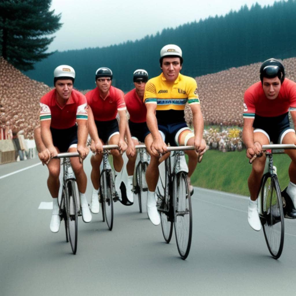 ritoverwinningen in de tour de france: de meest succesvolle renners in de jacht naar glorie. eddy merckx, mark cavendish, andré leducq, bernard hinault, andré darrigade