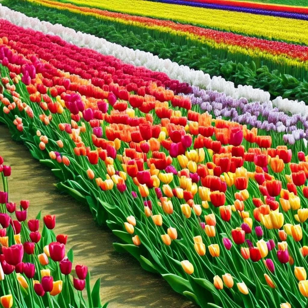 zevendaagse tulpenroute door nederland en belgië zevendaagse tulpenroute door nederland en belgië: amsterdam, rotterdam, leiden, noord-brabant, zeeland, brussel, brugge. referenties, bezienswaardigheden