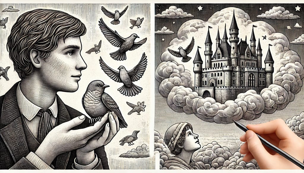 over luchtkastelen en vogels over luchtkastelen en vogels