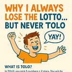 waarom ik altijd verlies met de lotto... maar nooit met tolo
