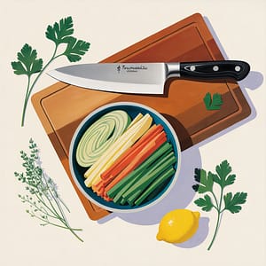 3 snijtechnieken julienne, brunoise & chiffonade