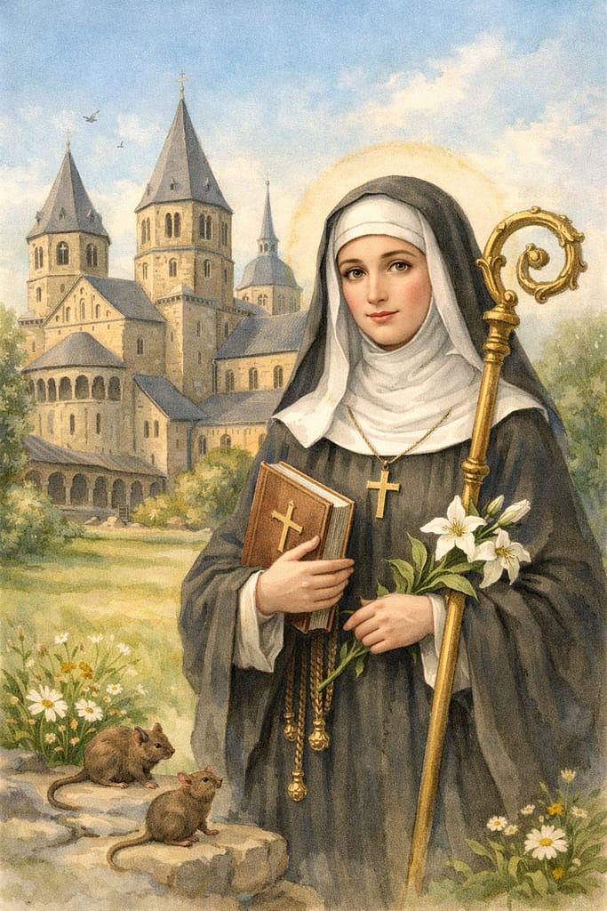 Heilige Geertrui Van Nijvel (Gertrude Van Nivelles) 2 Heilige Geertrui Van Nijvel (Gertrude Van Nivelles)