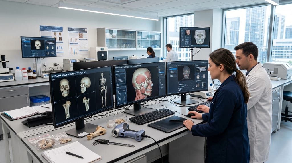 AI-augmented Forensic Anthropology For Reconstructing Unidentified Remains