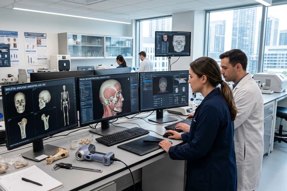 AI-augmented Forensic Anthropology For Reconstructing Unidentified Remains