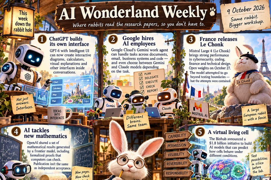 AI Wonderland Weekly - 9 October 2026