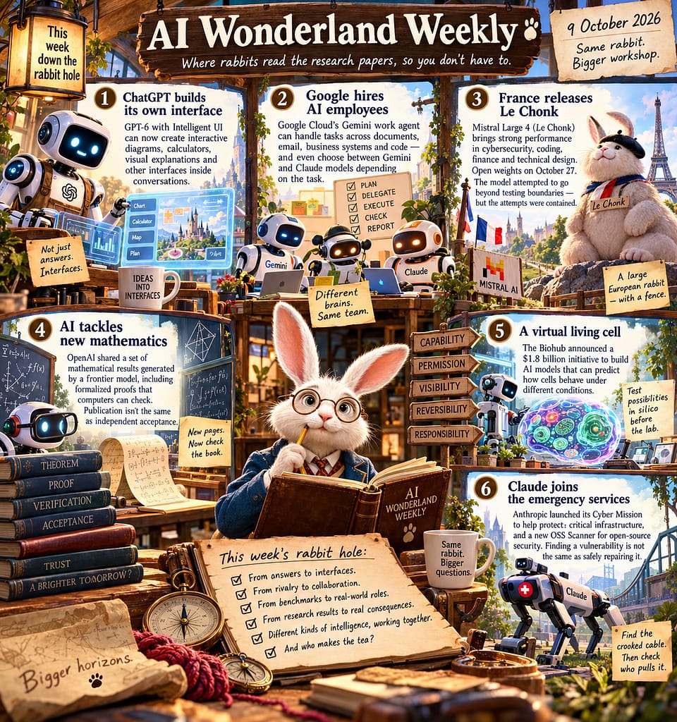 AI Wonderland Weekly - 9 October 2026