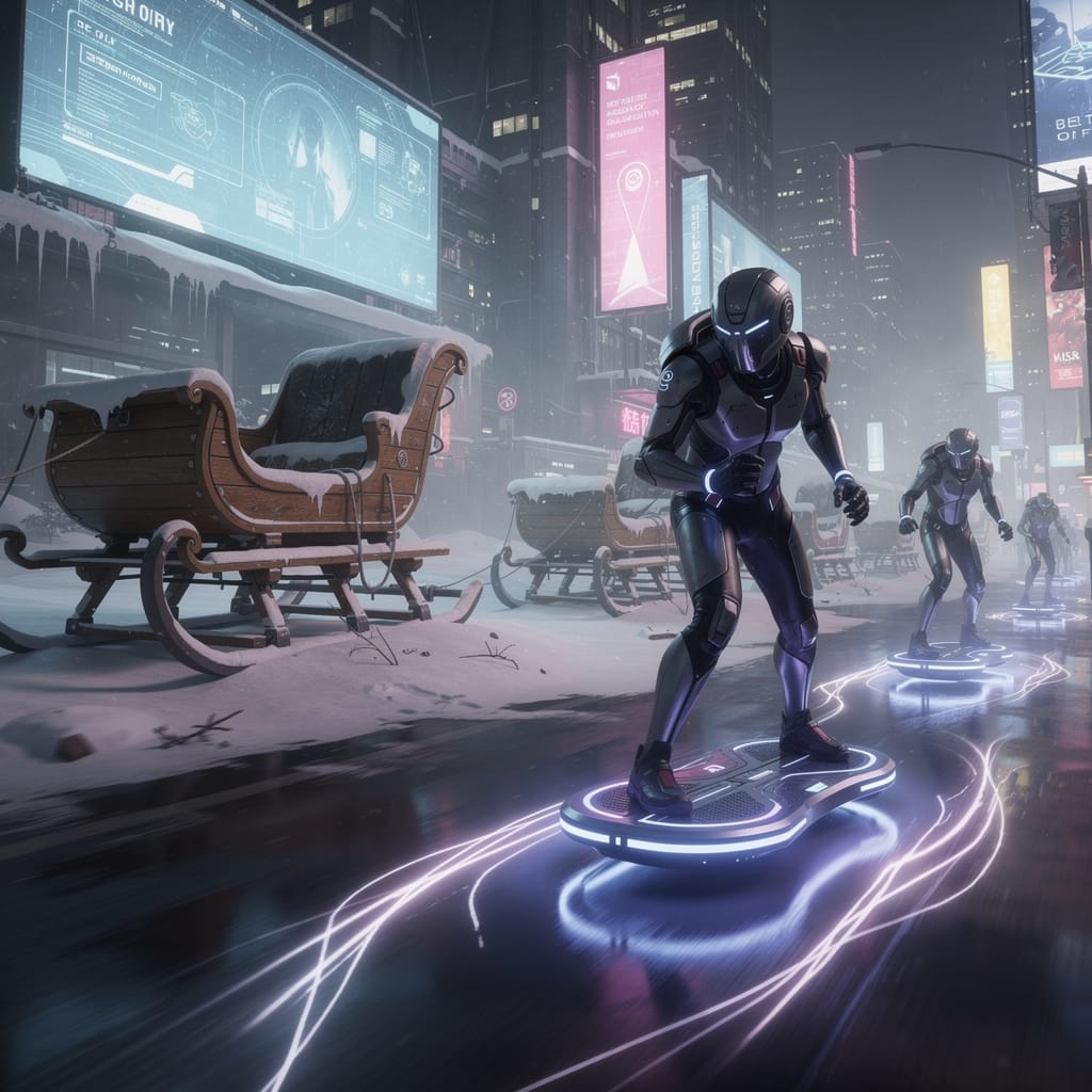 Neon slide - Jingle Bells 2.0