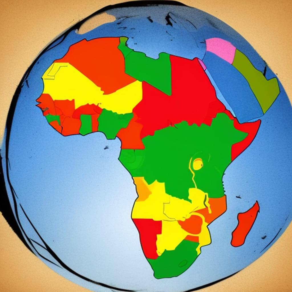 Table with main symbols and their meaning for Africa