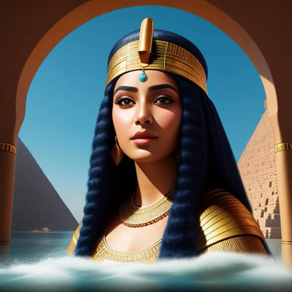 The princess who saved Moses from the water in biblical and other source references 