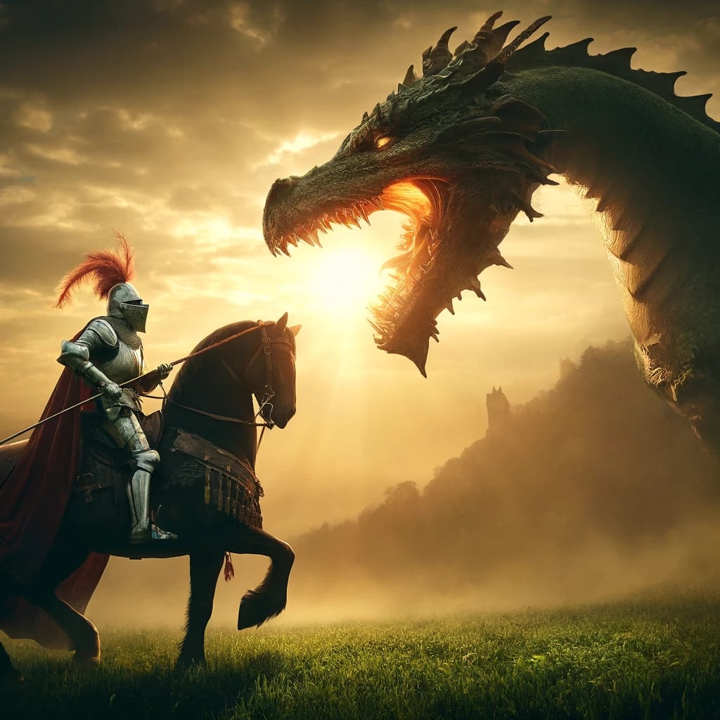 Saint George and the dragon