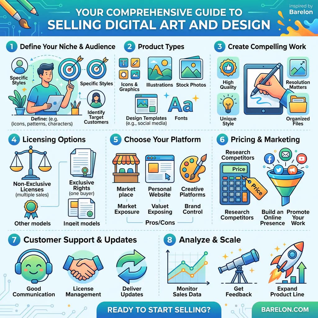 Guide to Selling Digital Art and Design