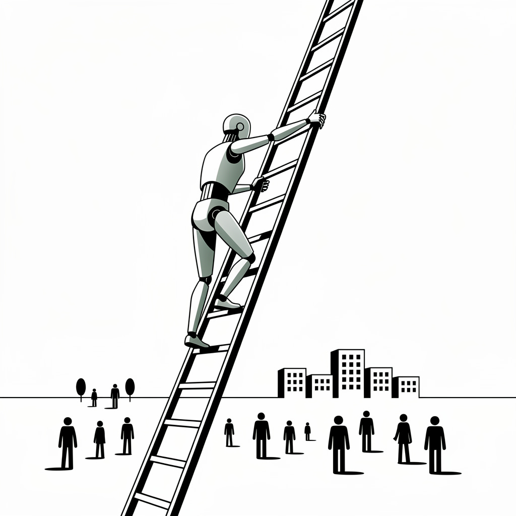 Thinking, Fast and Curious? AI Climbs the Ladder
