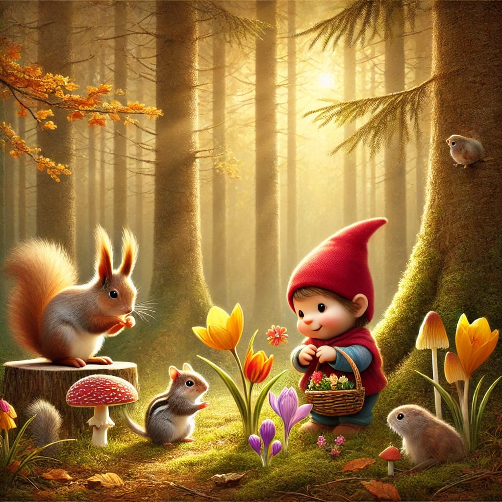Herinnering aan oude vriendjes in het bos