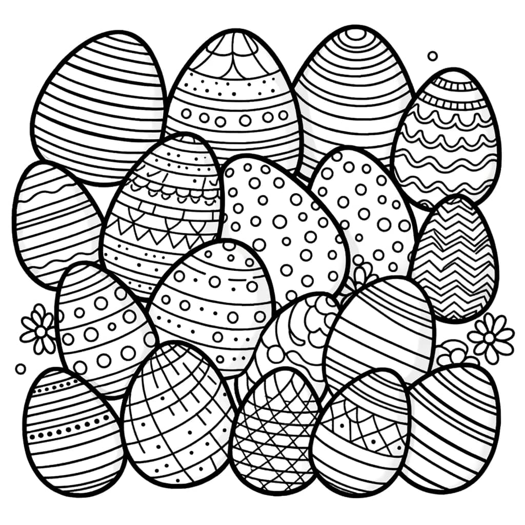 3 kleurplaatjes voor pasen en de lente