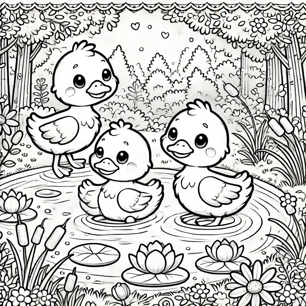 Kleurplaatjes met de bosvriendjes