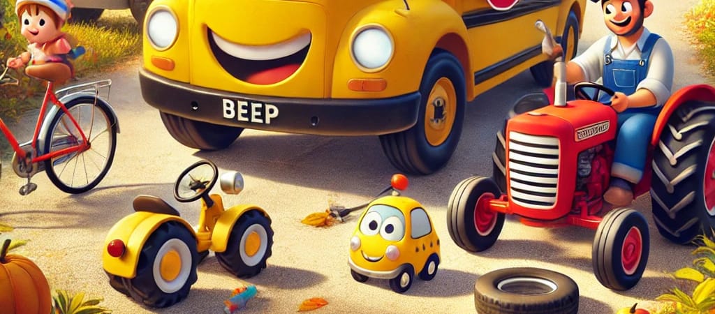 De Schoolbus en de Lekke Band
