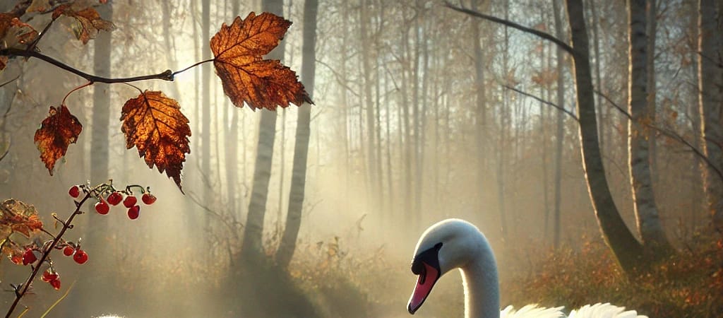 Pirrewitje en de prachtige witte zwaan 