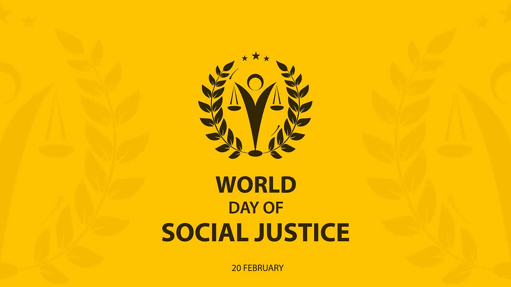 Social justice day. Equal rights for all!