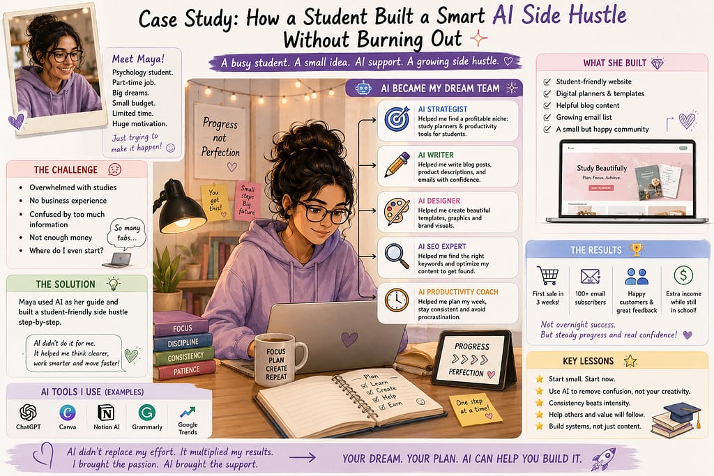  Smart AI Side Hustle for a Busy Student 