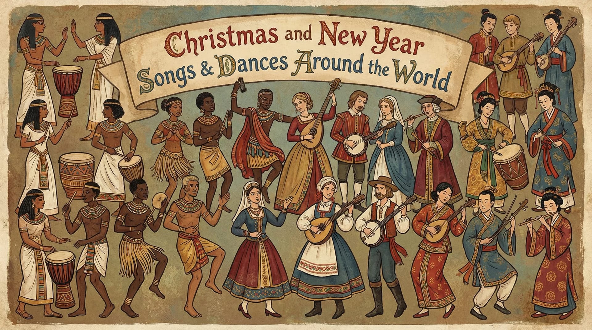 Christmas and New Year Songs & Dances Around the World