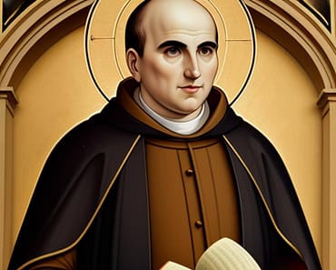 Saint Thomas Aquinas, theologian and philosopher 