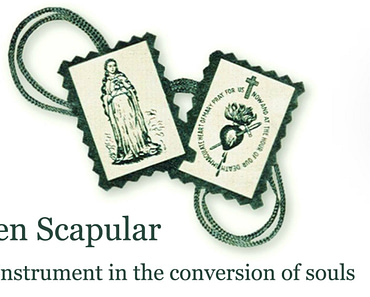 The apparitions of Our Lady of the Green Scapular