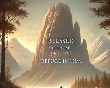 Blessed are those who take refuge in Him