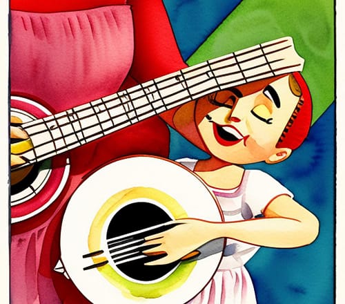 Fun little musical rhyme inspired by the twangy rhythm of the mandolin and banjo