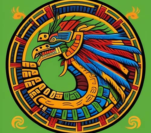 The Feathered Serpent of Aztec Mythology
