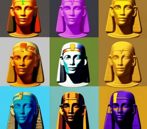 What were the typical colors of ancient egypt