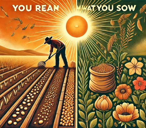 You Reap What You Sow