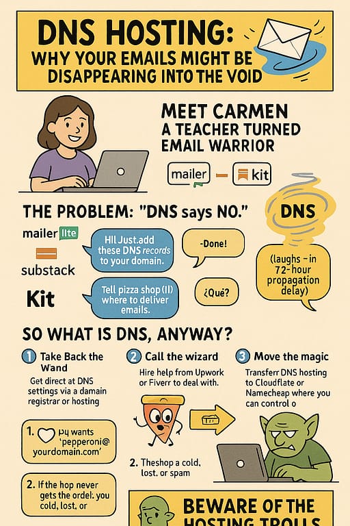 DNS hosting and Emails