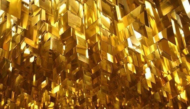 Golden glitter