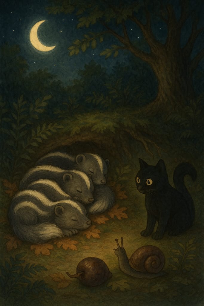 De wezels en de kat